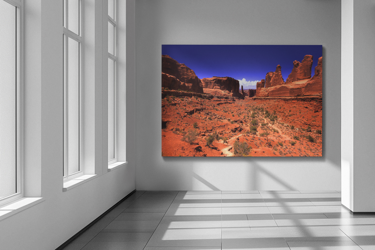 Arches National Park Park Avenue Fine Art Print | Utah Red Rock Canyon Landscape Photography