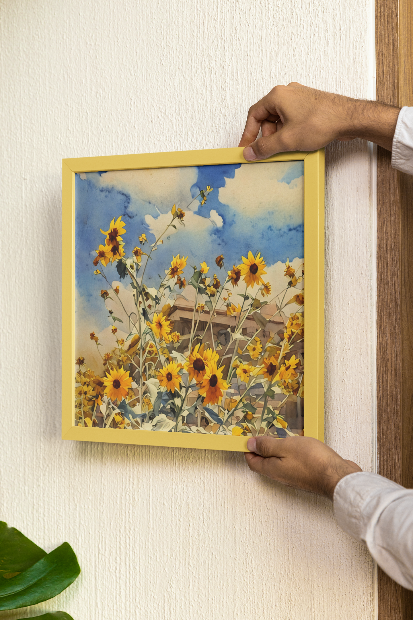 Sunflower Wall Art Printable - Flower Wall Decor - Instant Download- Instant Art Print Botanical Art - Digital Download