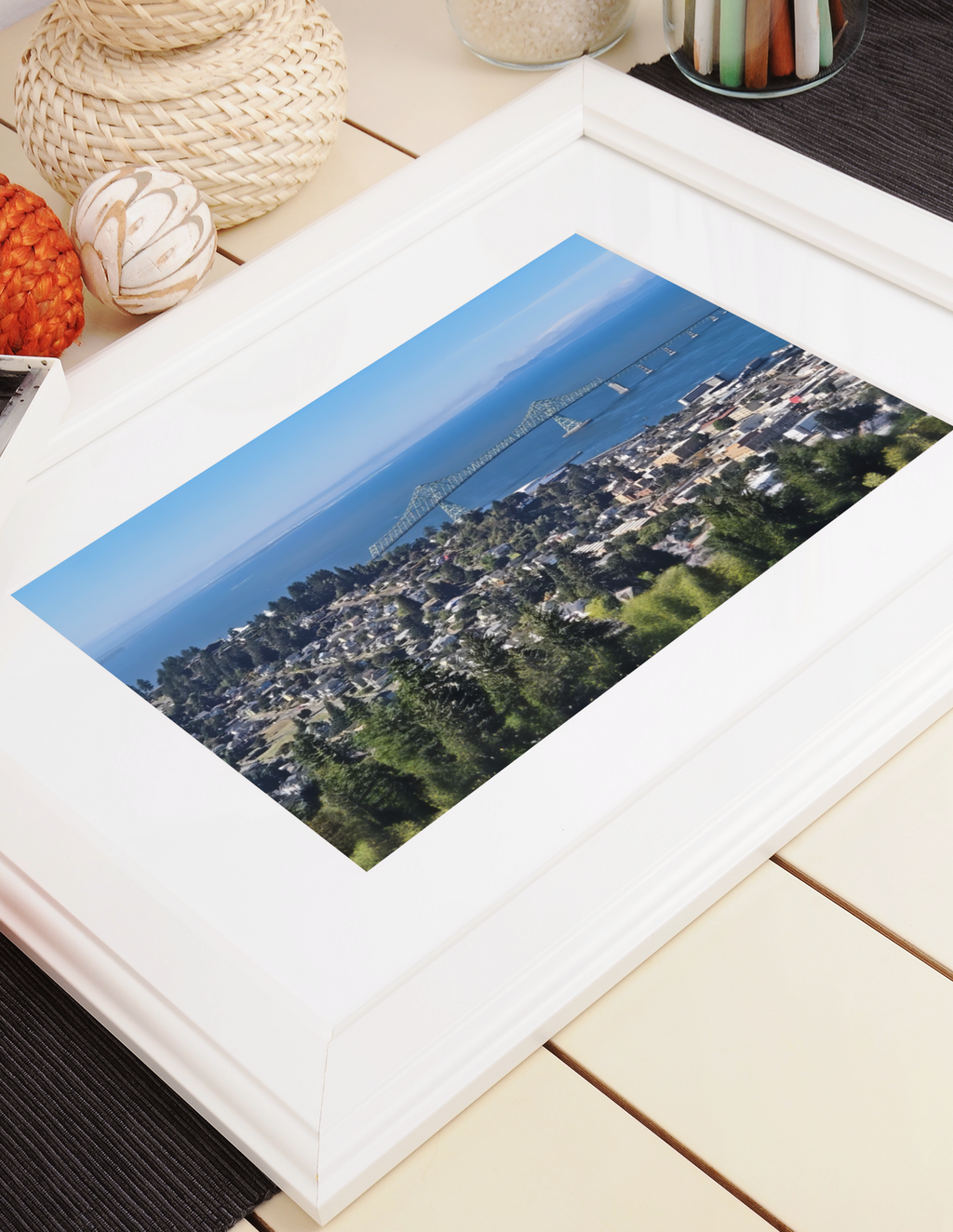 Astoria Oregon Megler Bridge & Columbia River Fine Art Print