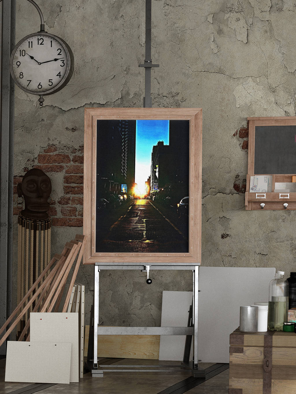 Manhattanhenge NYC Sunset Street Fine Art Photography Print