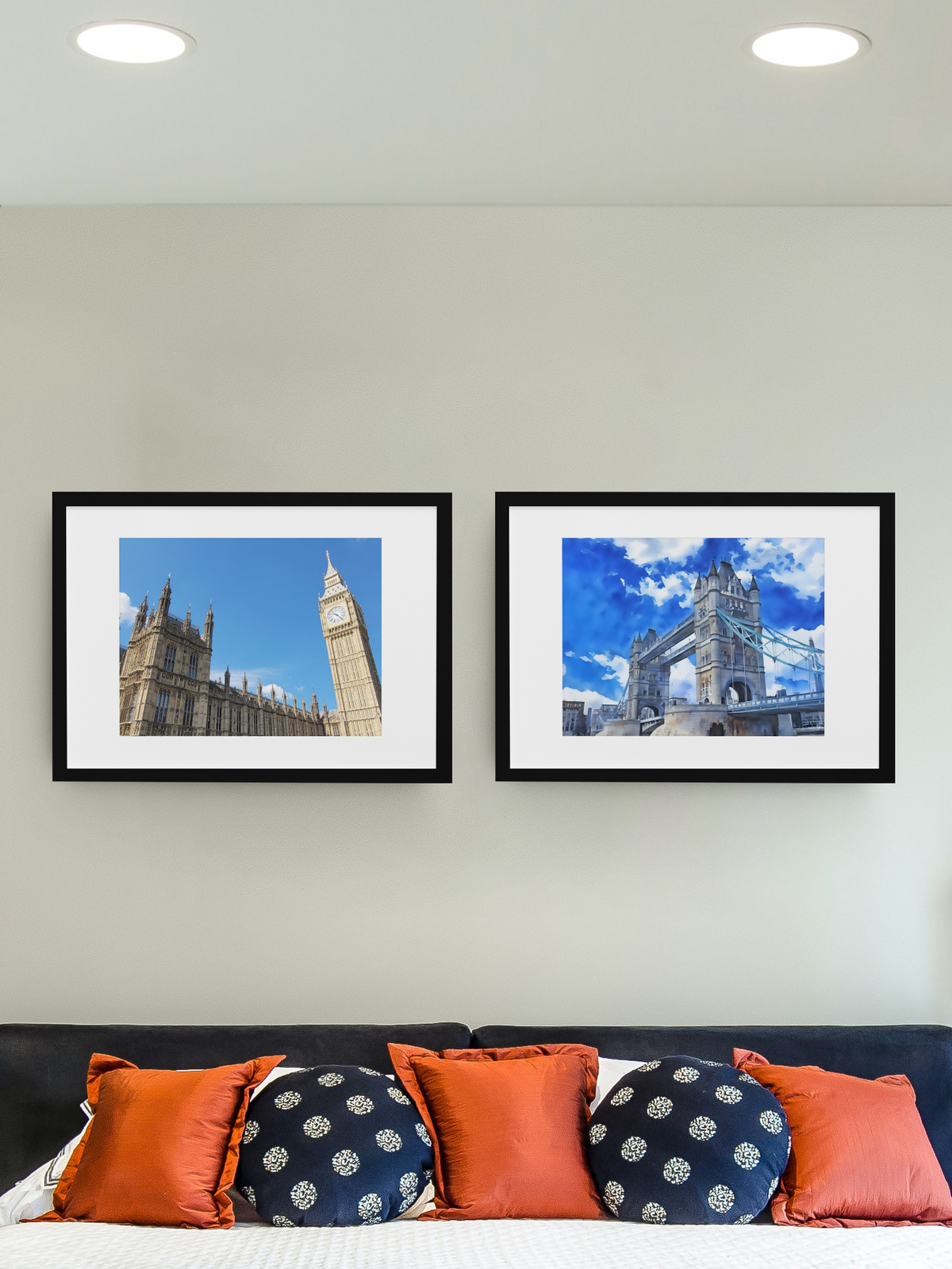 London Big Ben & Palace of Westminster Canvas Print | Elizabeth Tower Architectural Fine Art Wall Decor