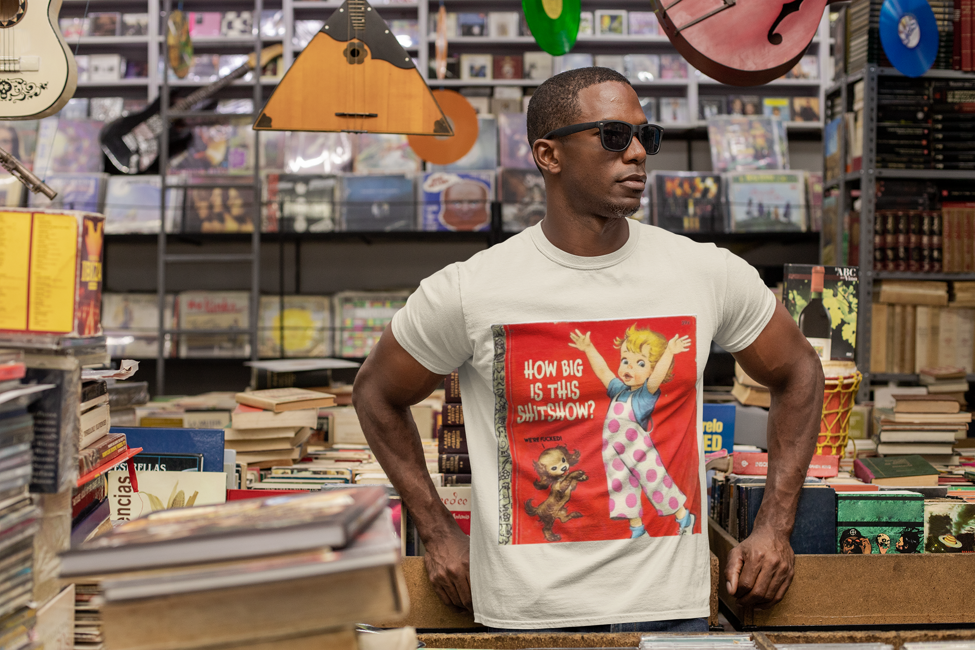 Funny Graphic Tee, Humor Shirt, Gifts ideas, How Big is This Sh*tshow, Sarcastic Shirt, Retro Graphic Tshirt, Vintage Tee