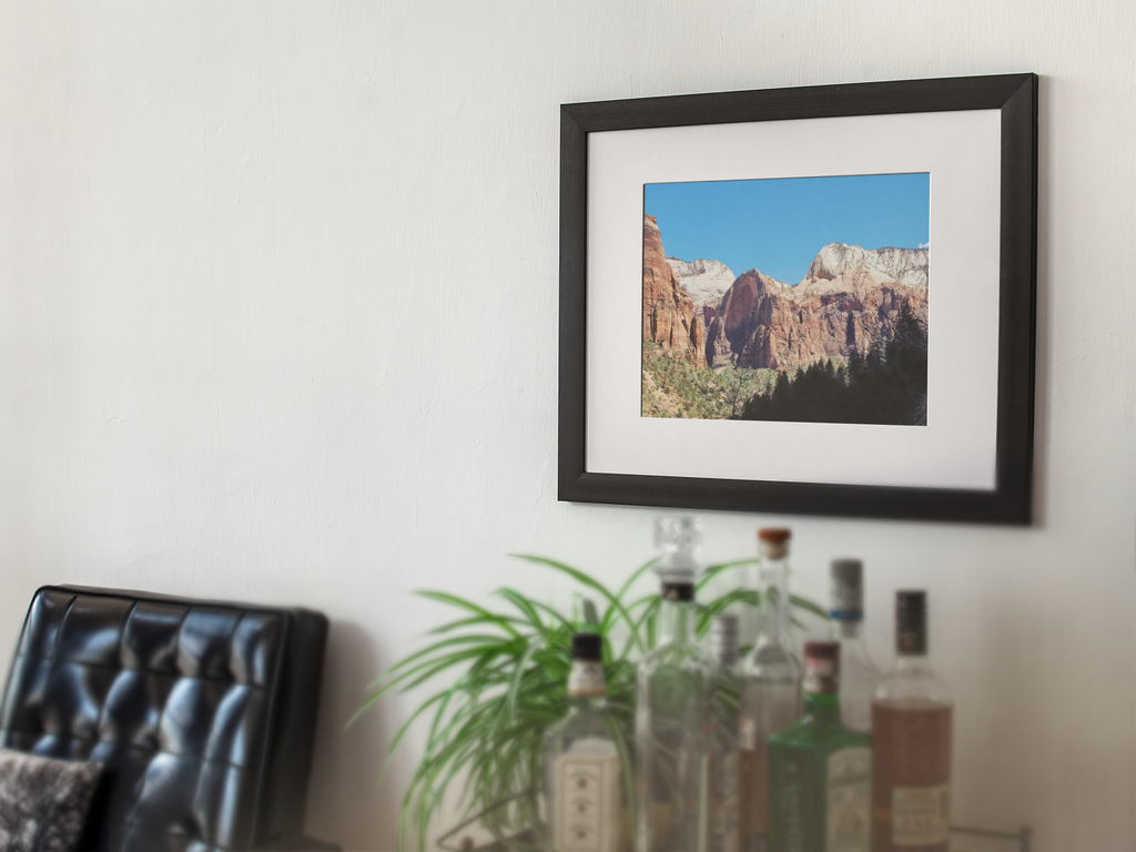 Zion National Park Great White Throne Fine Art Print